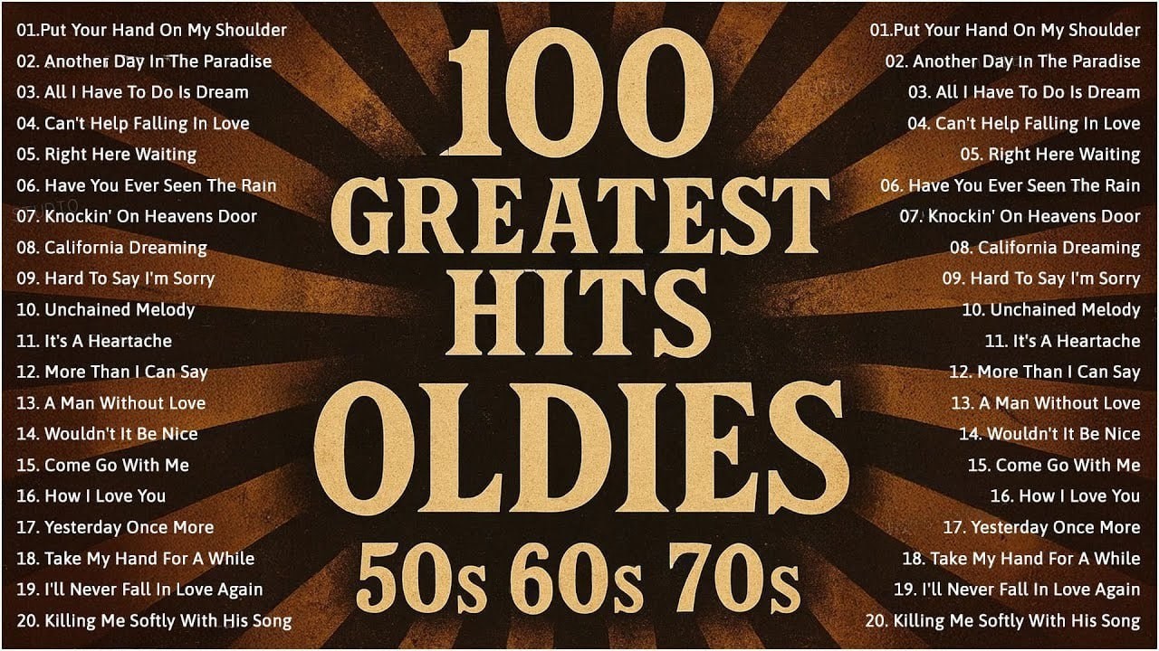 Roy Orbison, Neil Sedaka, The Platters, Elivs, Paul Anka, Engelbert - Oldies But Goodies 50s 60s 70s