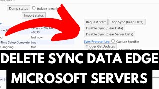 how to delete edge sync data from microsoft server version 114 or above