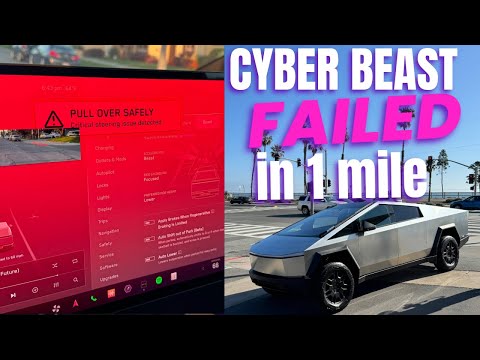 How my Tesla CyberBeast Failed Under 1 Mile