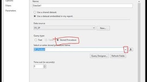 Create SSRS report using stored procedure | Use stored procedure in SSRS | rohit techvlog