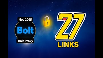 27 New Bolt Web Proxy Links for CHR 2025