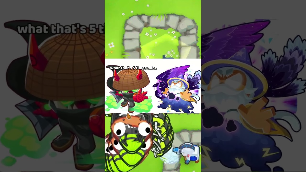 BTD6 TOWERS MEET NEW WIZARD PARAGON 