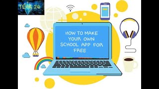 How to make an school app for free without coding // by teak-24 // screenshot 4