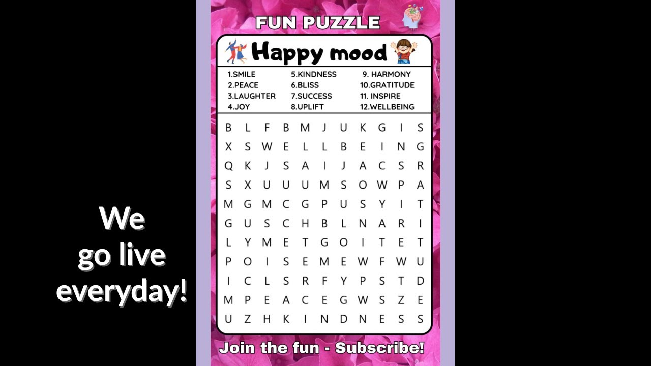 🧩 Ultimate Word Search Puzzle for Puzzle Lovers! 🔍 | Brain Teaser Challenge | No.132