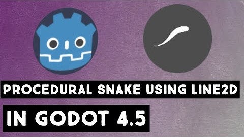 How to make a procedural snake in Godot 4.5