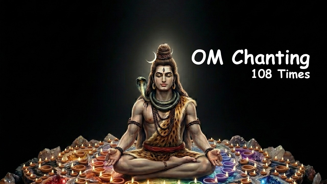 OM Chanting Mantra | 108 Times | For Yoga and Meditation | Removes All the Negativity.