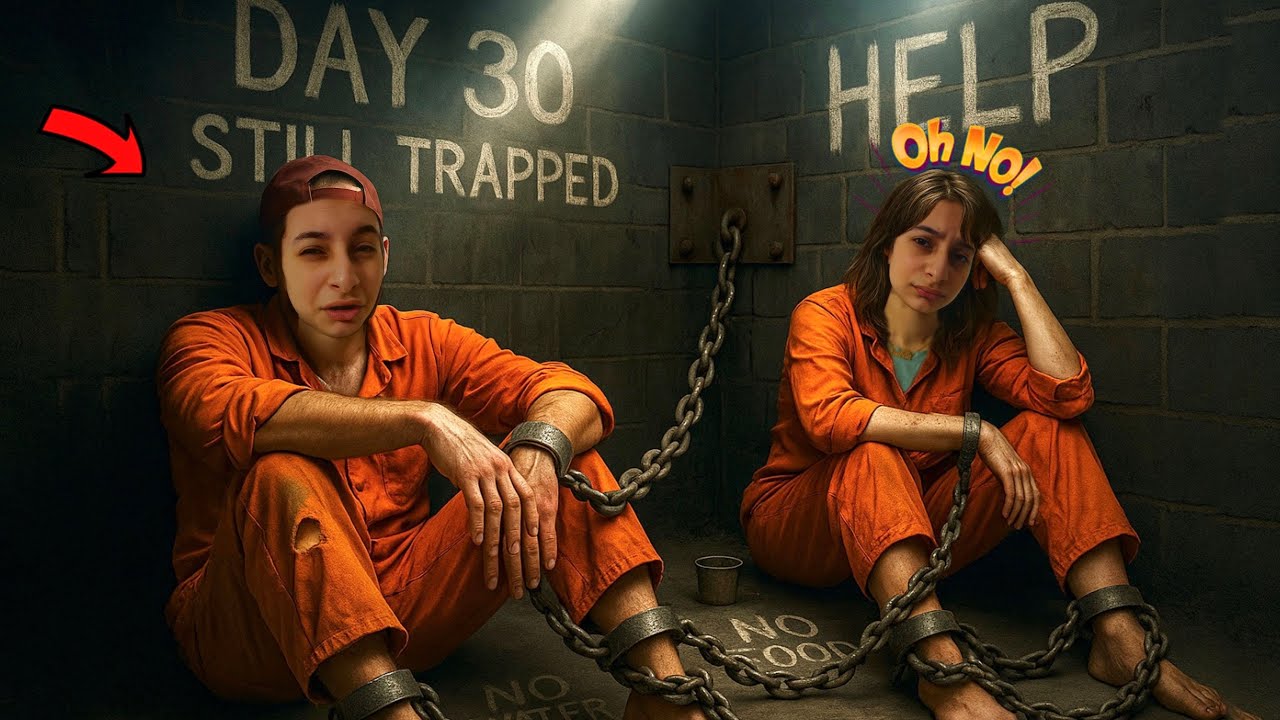 شاركنا في تحدي🫣يوم كامل في سجن👹مشدد الحراسة😭!!(هل هنعرف نهرب ولا لا)🔥💔روان ستارز😍