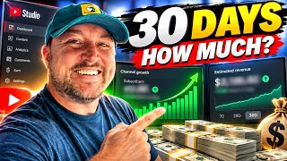 I uploaded every day for 30 days - here’s how much I made!