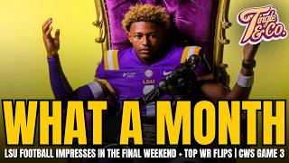 LSU Football IMPRESSES in Final Recruiting Weekend + Adds Top WR Flip | What's Next?