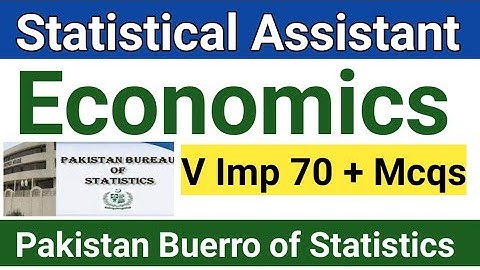 Economics Mcqs|Statistical Assistant|pbs jobs|UTS papers|ugc,UTS.
