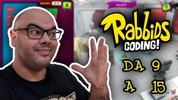 Rabbids Coding | schema 9, 10, 11, 12, 13, 14, 15 | tutti 3 stelle