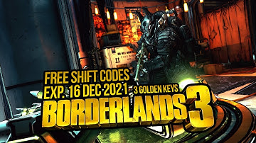 Borderlands 3, FREE SHiFT Codes - 3 Golden Keys - Exp. 16 Dec 2021