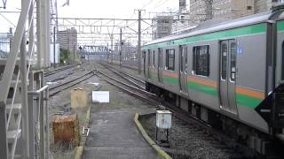 E231系U55編成(付属)+E231系U587編成　藤沢到着