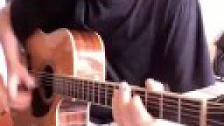 Video thumbnail of "MASK theme song on acoustic solo guitar"