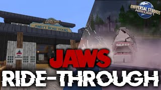 Universal Studios Minecraft Experience - JAWS: The Ride RIDE-THROUGH