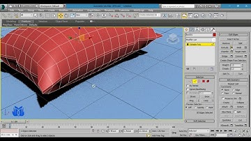 Pillow modeling in 3ds Max #1 | Cloth Modifier 3ds Max