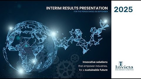 Interim Results Presentation Video 30 September 2025