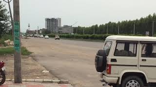 Ram Rahim di car da kafila in court pkl