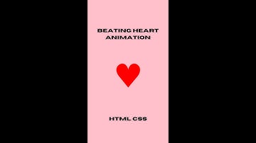 Coding a Beating Heart Animation with Pure CSS (Timelapse)