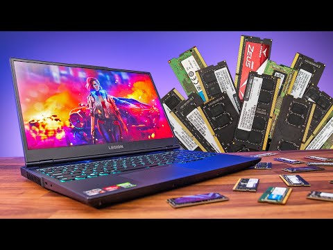 The ULTIMATE Gaming Laptop RAM Comparison!