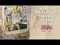 Beginner Tutorial 6 easy Journal Page Layouts for your Journal with Freebies from Wild Rose Bohemian