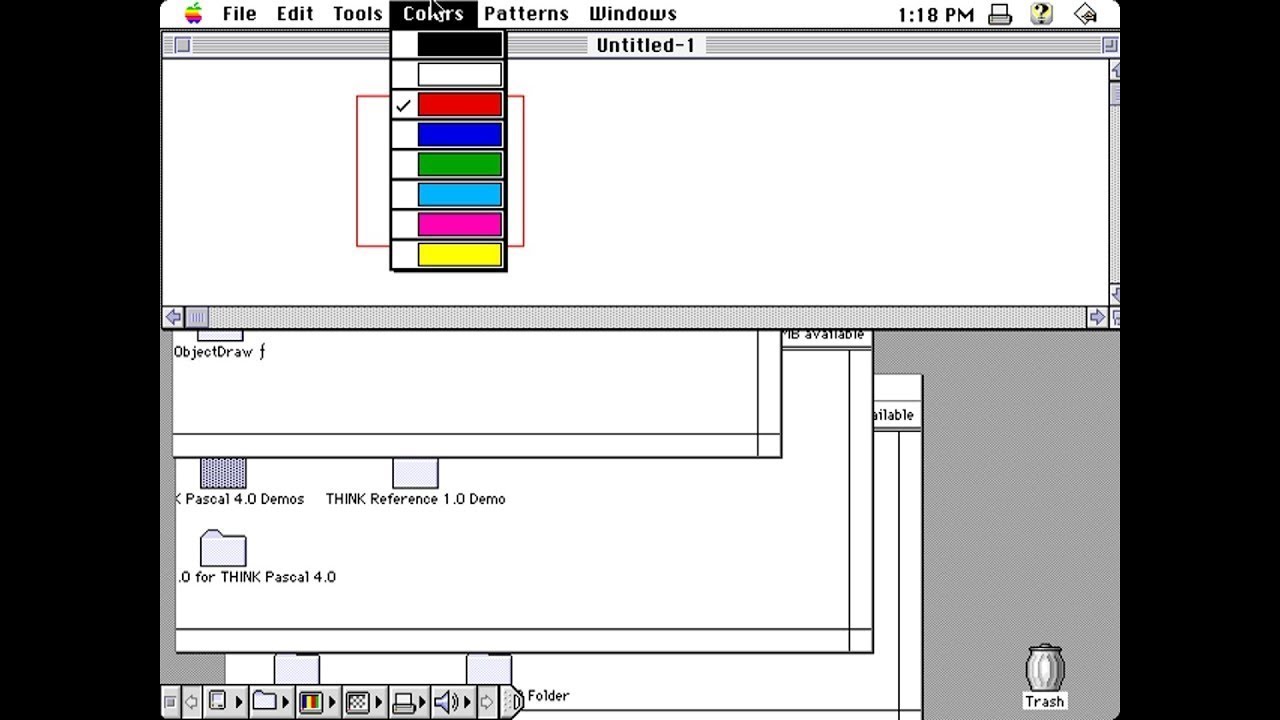 Apple Macintosh - THINK Pascal 4.0 (1991) Symantec - YouTube