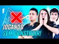 DESAFIAMOS NOSSO TIME DE FORTNITE A NÃO CONSTRUIR!