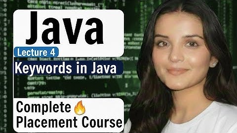 Java Keywords Explained | Lecture 4 | Reserved Words in Java | Codexani #youtube #java #vscode 