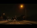 Driving calmly through still city roads