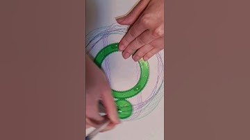 Multi gear spirograph with custom matched gear #art #spirograph #pattern Turning point