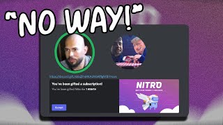 Giving 10 Random People Discord Nitro