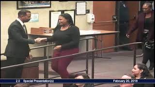 Board Meeting --- February 20, 2018