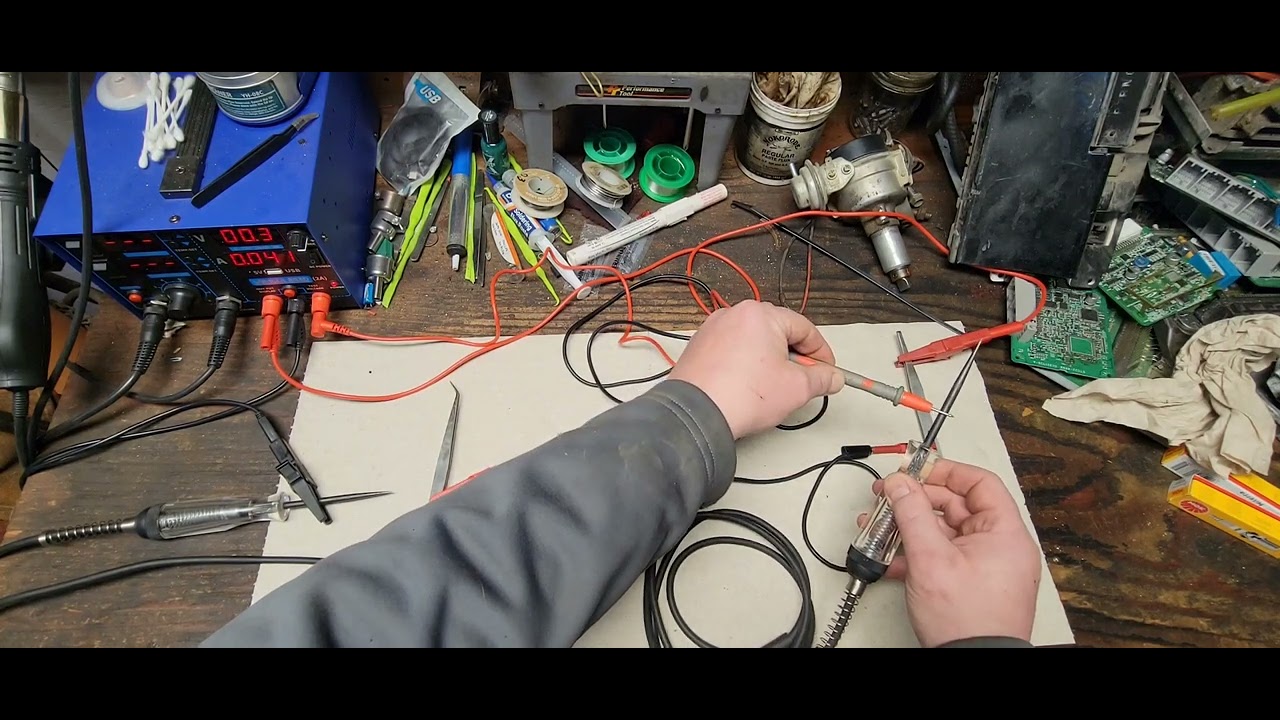 Voltage Drop testing inaccessible grounds, one of many tricks. - YouTube