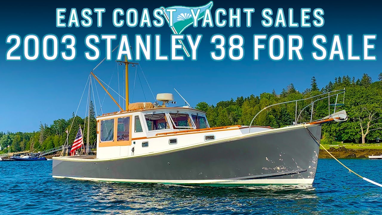 ⁣Quintessential Lobster Yacht For Sale: John Williams Stanley 38 [$595,000] - Walkthrough Tour
