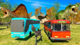 Dinosaur Park: Bus Drive Tourists Simulator - Android Gameplay FHD screenshot 2