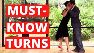 Tango Social Dancing: 3 Milonguero Giros You Have To Know