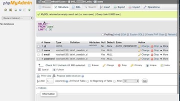 Setting up your first database and table on Bytehost using PDO and PHP