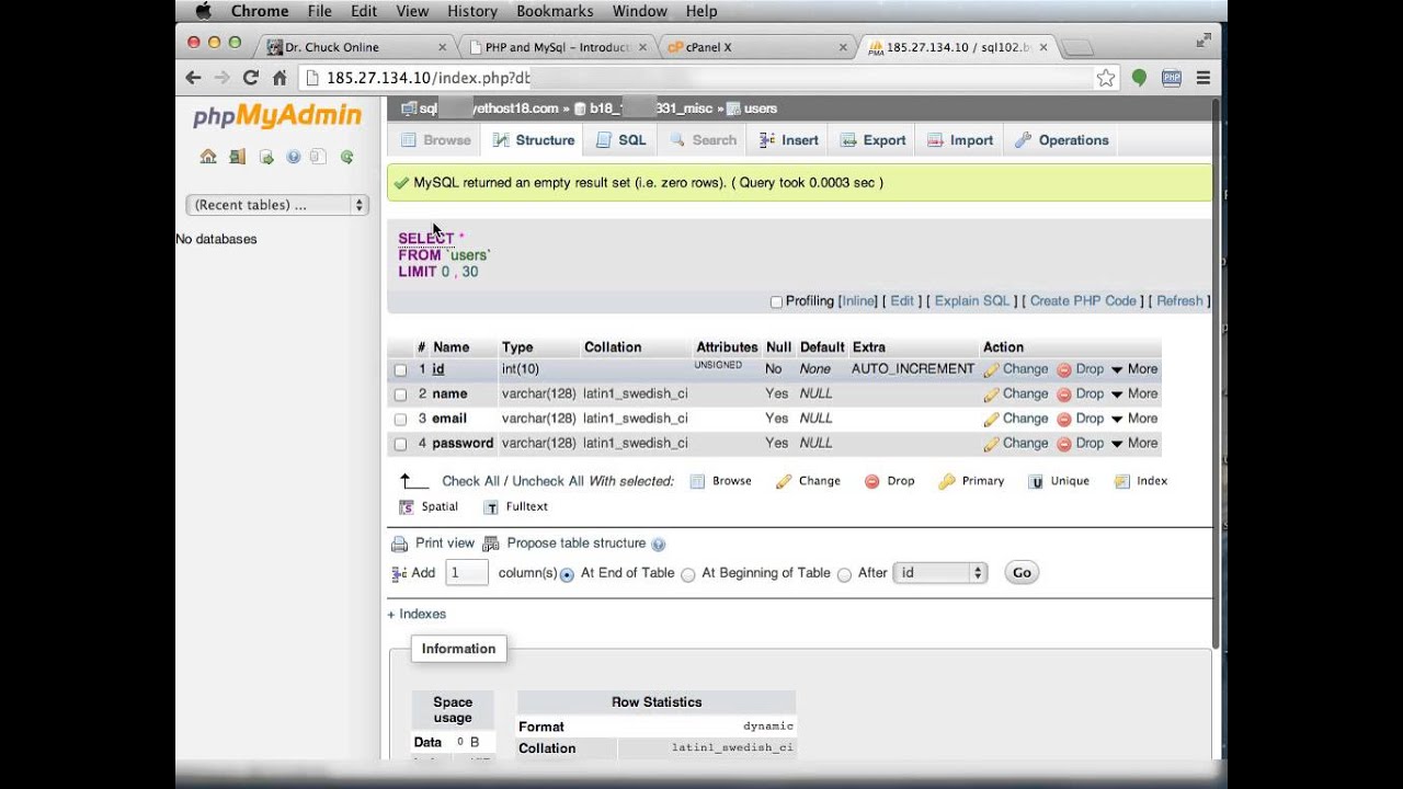 Setting up your first database and table on Bytehost using PDO and PHP ...