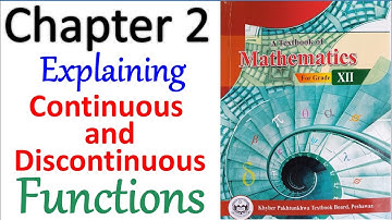 Class 12 Maths KPK New Book Chapter 2 Continuous and Discontinuous Functions | Exercise 2.1 Class 12
