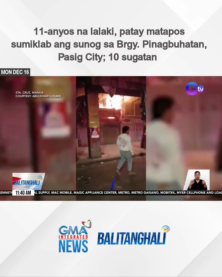 11-anyos na lalaki, patay matapos sumiklab ang sunog... | Balitanghali