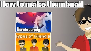 how to make thumbnail for animation video ||garbage animation || part - 1 parody thumbnail