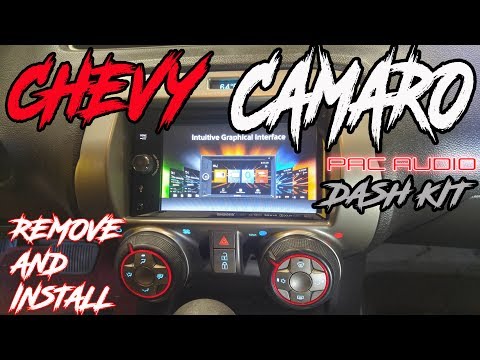 2010 CHEVY CAMARO PAC AUDIO DASH KIT / HARNESS-RADIO INSTALL AND REMOVAL OF FACTORY RADIO