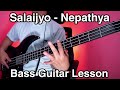 Nepathya - Salaijyo Bass Guitar Lesson | Nepali Bass Guitar Lesson