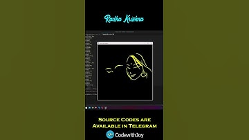 How to draw Radha Krishna in Python
