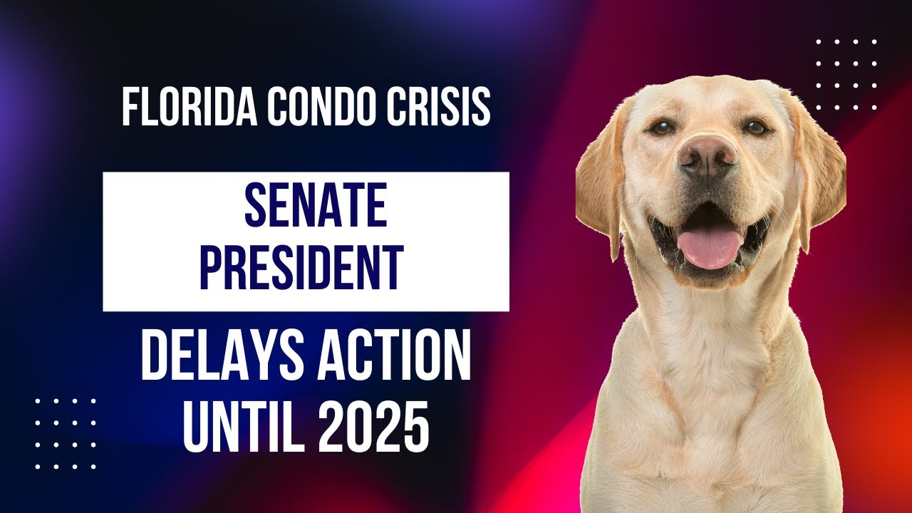 Florida Condo Crisis: Senate President Delays Action Until 2025 