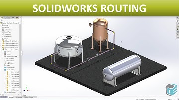SOLIDWORKS Routing - Method of Adding Intermediate Element to the Piping | 2 Different Methods