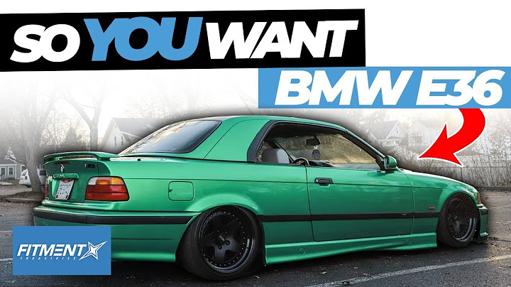 ასე რომ თქვენ გინდათ BMW E36