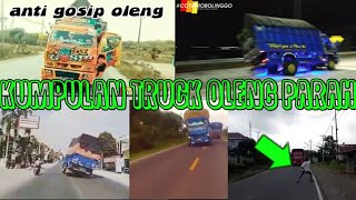 Kumpulan truck oleng parah...anti gosip oleng #virall