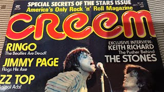 Creem Magazine (October, 1976).  A Trip Down Memory Lane