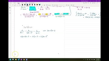 3.4 Partial fractions part 1